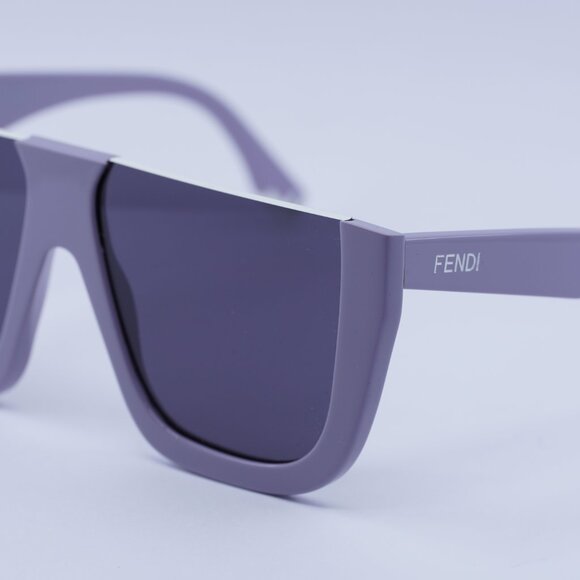 ?️ New Fendi FE40136I 81A Sunglasses - Violet Frame, Grey Lenses main image 5